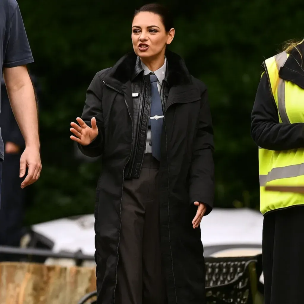 Mila KunisWake Up Dead Man Coat
