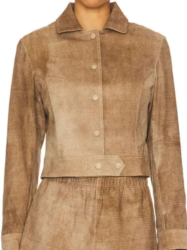 Morgan Nobody Wants This S02 Suede Jacket - Image 2