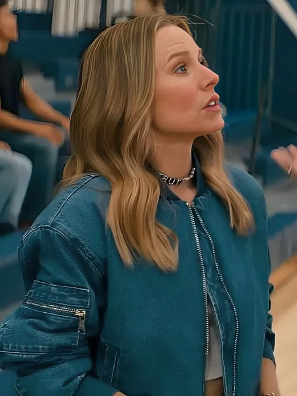 Nobody Wants This 2024 Kristen Bell Denim Bomber Jacket 2025