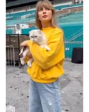 Taylor Swift Miami Eras Tour Yellow Sweatshirt