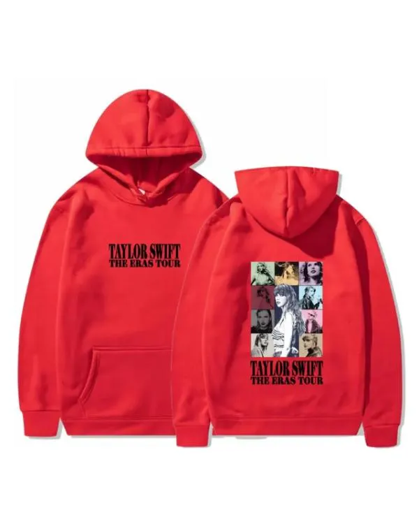 Taylor Swift Wood Lyrics Hoodie Red