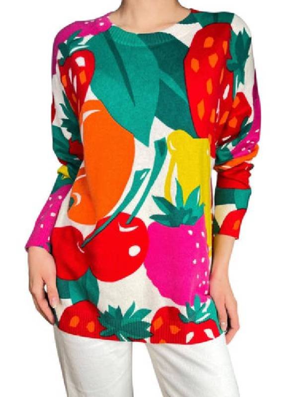 The Great British Bake OffPrue Leith Fruit Printed Sweater