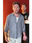 The Voice S28 Niall Horan Gray Plaid Shirt