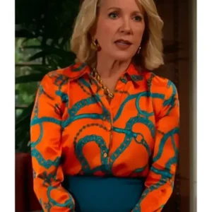 The Young and the Restless Melody Thomas Scott Chain Print Shirt2025