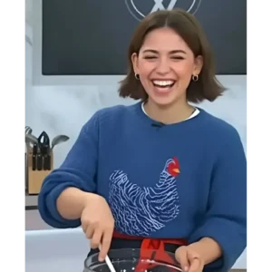 Today Molly Yeh Chicken Printed Sweater