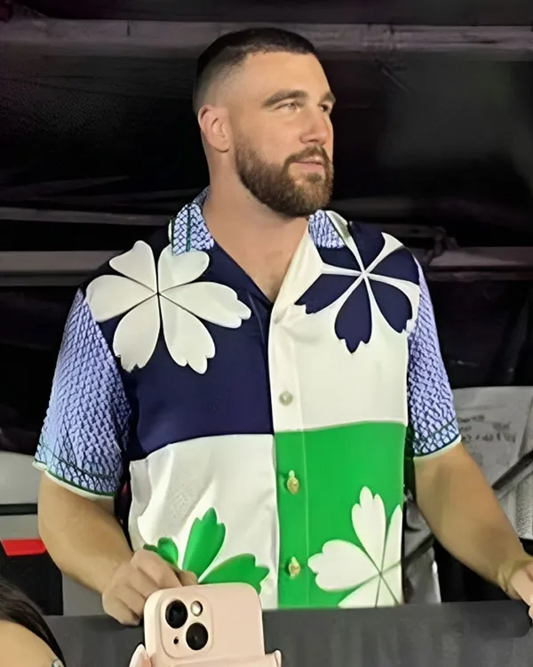 Travis Kelce Argentina Eras Tour Floral Shirt