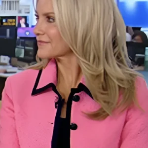America’s Newsroom Dana Perino Pink Crop Jacket