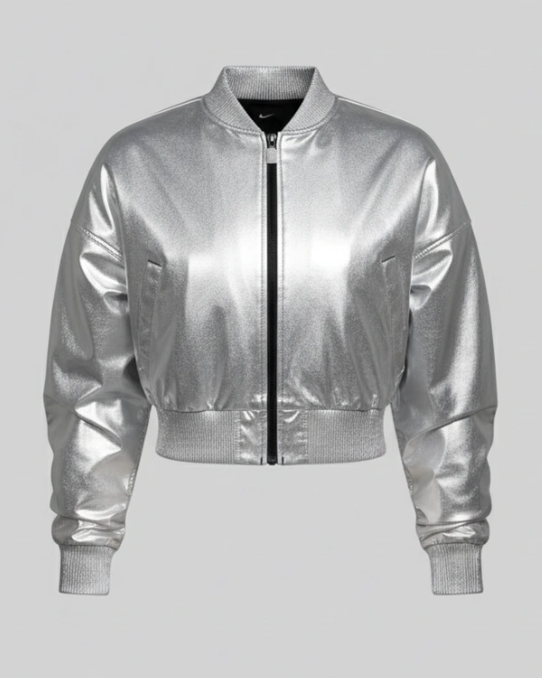 Aryna Sabalenka 2025 US Open Silver Crop Jacket