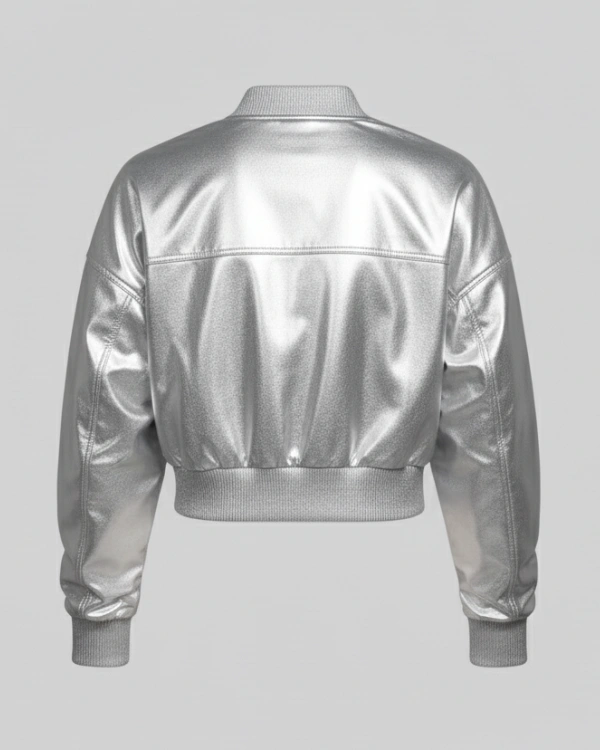 Aryna Sabalenka 2025 US Open Silver Crop Jacket