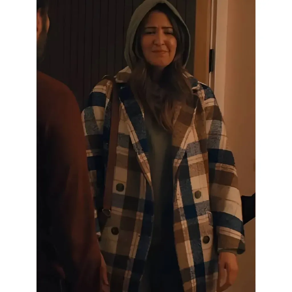 Carden Plaid Long Coat