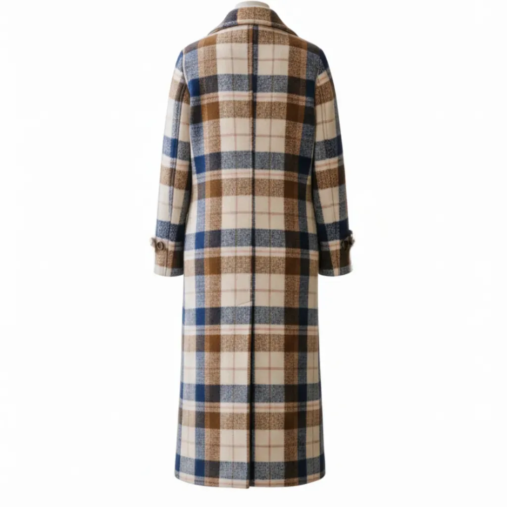Carden PlaidLong Coat