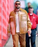 Travis Commanders v Chiefs 2025 Orange Denim Jacket