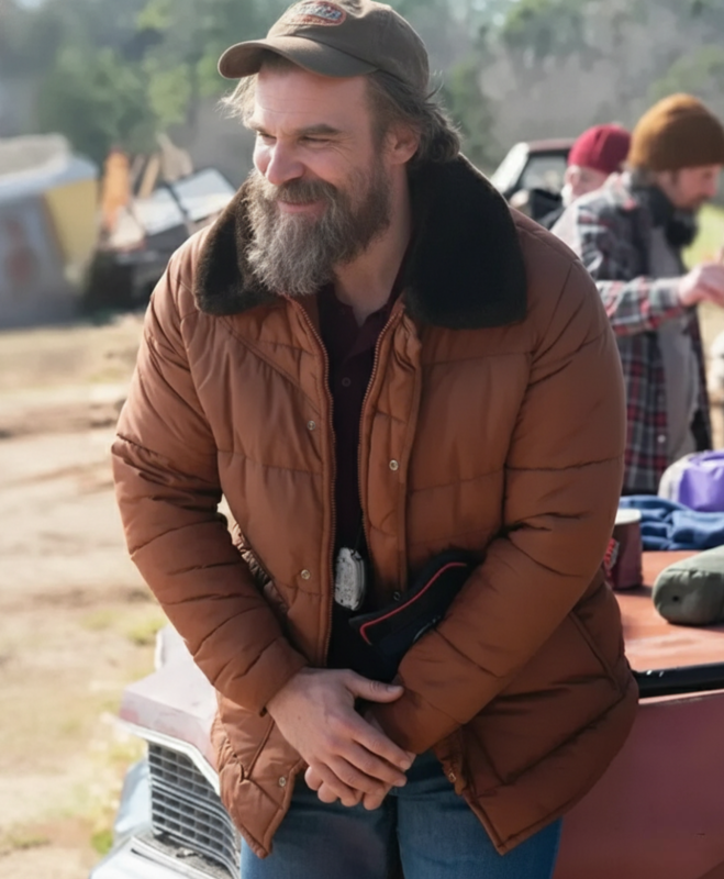Jim Hopper Stranger Things S05 Puffer Jacket
