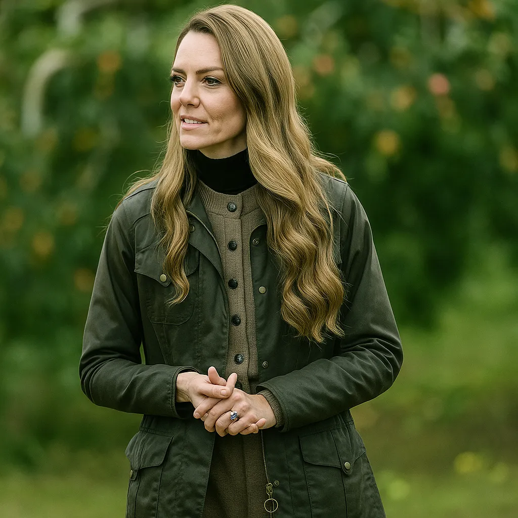 Kate Middleton Tour Mallon Farm Jacket
