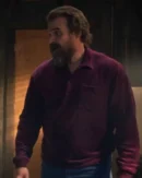 Stranger Things S05 David Harbour Purple Polo Shirt