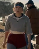 Stranger Things S05 Millie Bobby Brown Cropped Polo Sweatshirt
