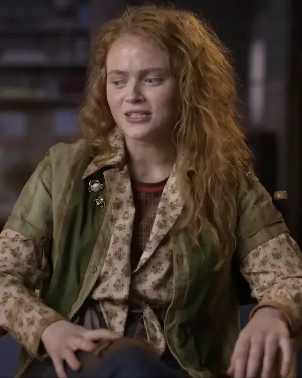 Stranger Things S05 Sadie Sink Flower Print Shirt