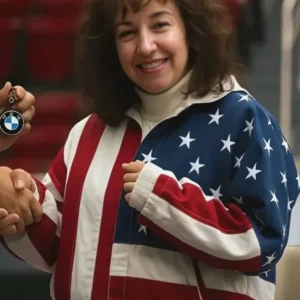 Christy Flag Jacket | Sydney Sweeney American Jacket