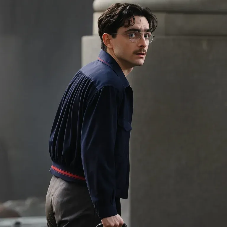 Marty Supreme 2025 Timothée Chalamet Blue Jacket