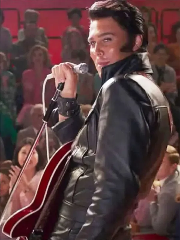 Elvis2022 Austin Butler Leather Jacket
