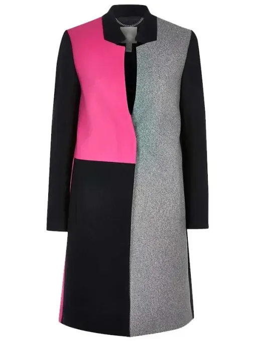 Emily In Paris Emily Cooper Color Block Coat