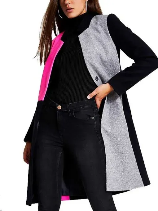 Emily In Paris Emily Cooper Color BlockCoat