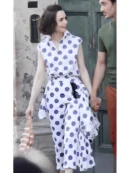Emily In Paris S5 Lily Collins Polka Dots Top