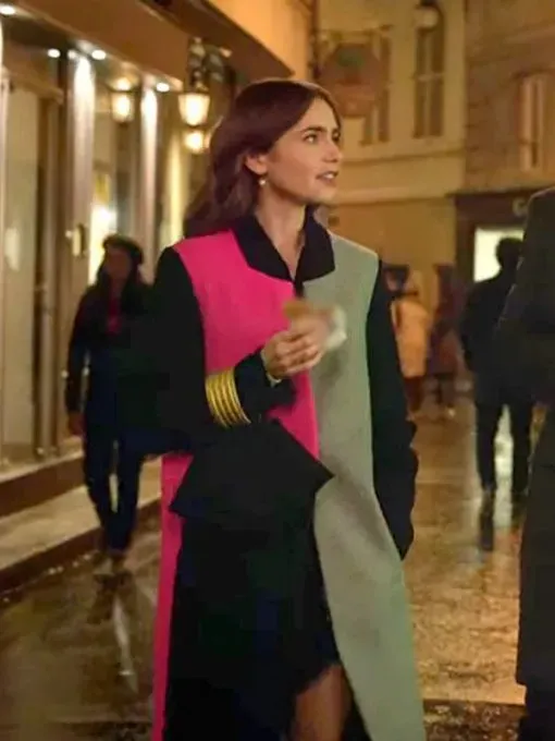 Emily In ParisEmily Cooper Color Block Coat