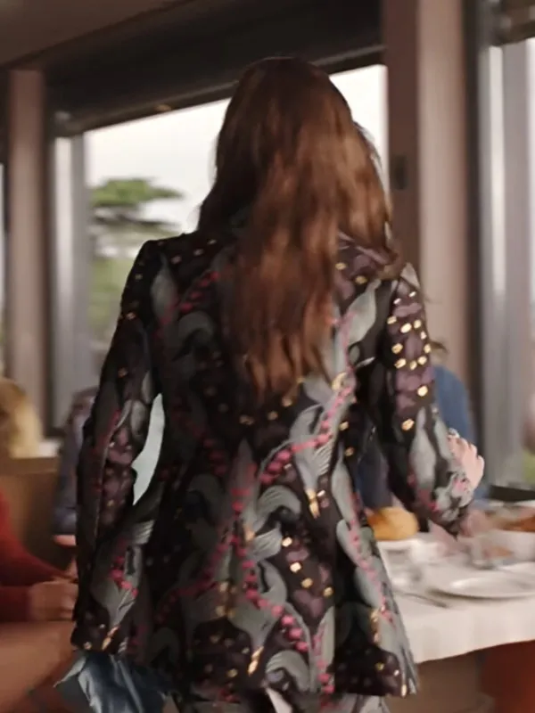 EmilyIn Paris S4 Lily Collins Floral Blazer