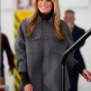 American Red Cross Holiday Care Package Event Melania Jacket