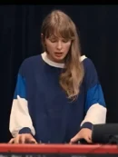The End of an Era Taylor Swift Colorblock Sweatshirt