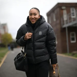 Women Football League Puffer Jacket