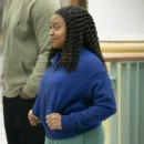 Abbott Elementary S05 Janine Teagues Blue Jacket