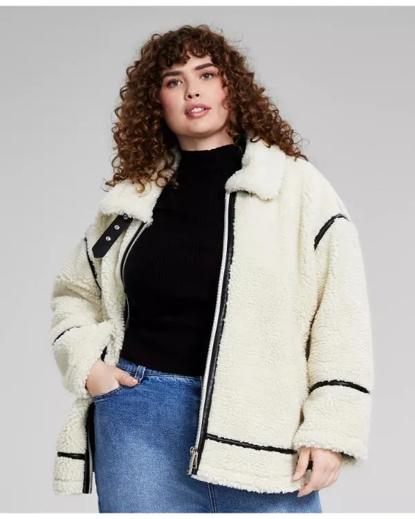 Abbott Elementary S05 Raven Goodwin Sherpa Moto Jacket1