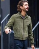 Ben Whishaw Black Doves Suede Jacket