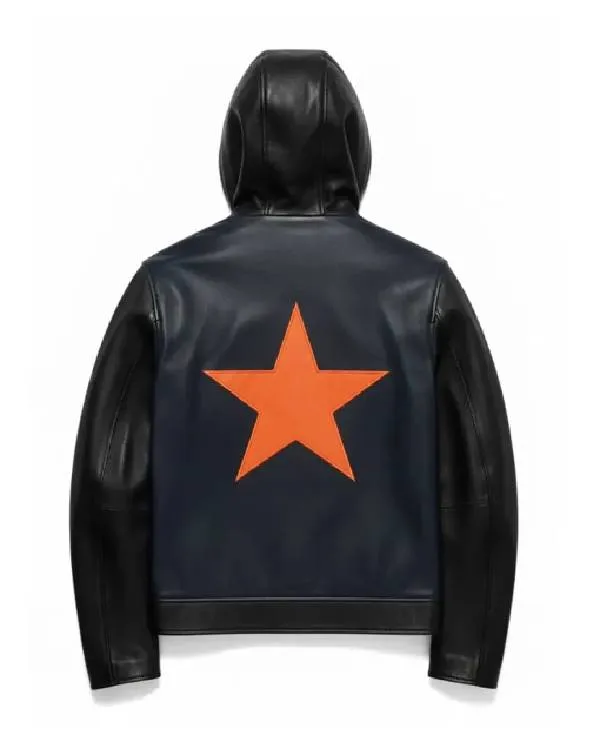 Marty Supreme Hooded Leather Jacket