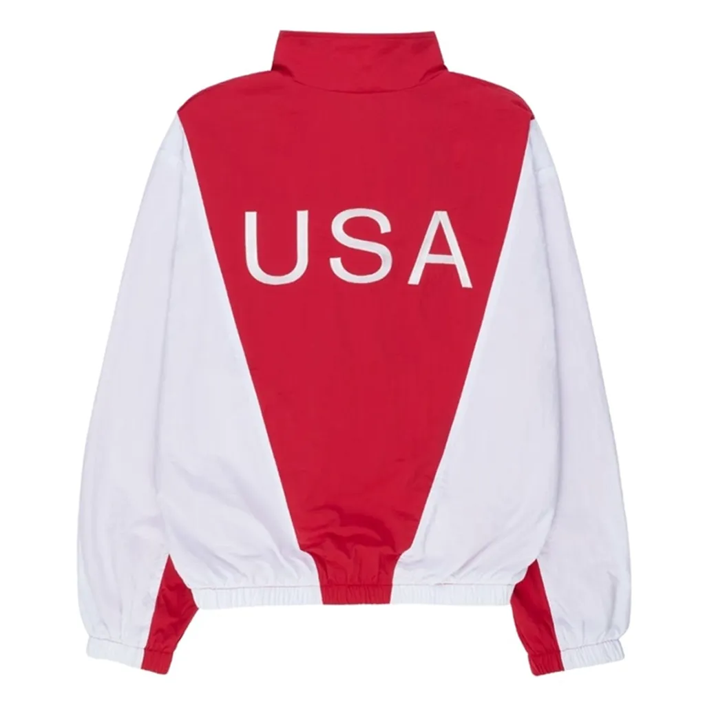 Marty Supreme Red & White Track Jacket1