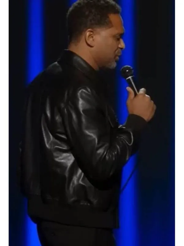 Mike Epps Delusional Mike Epps Black Leather Jacket - Image 3