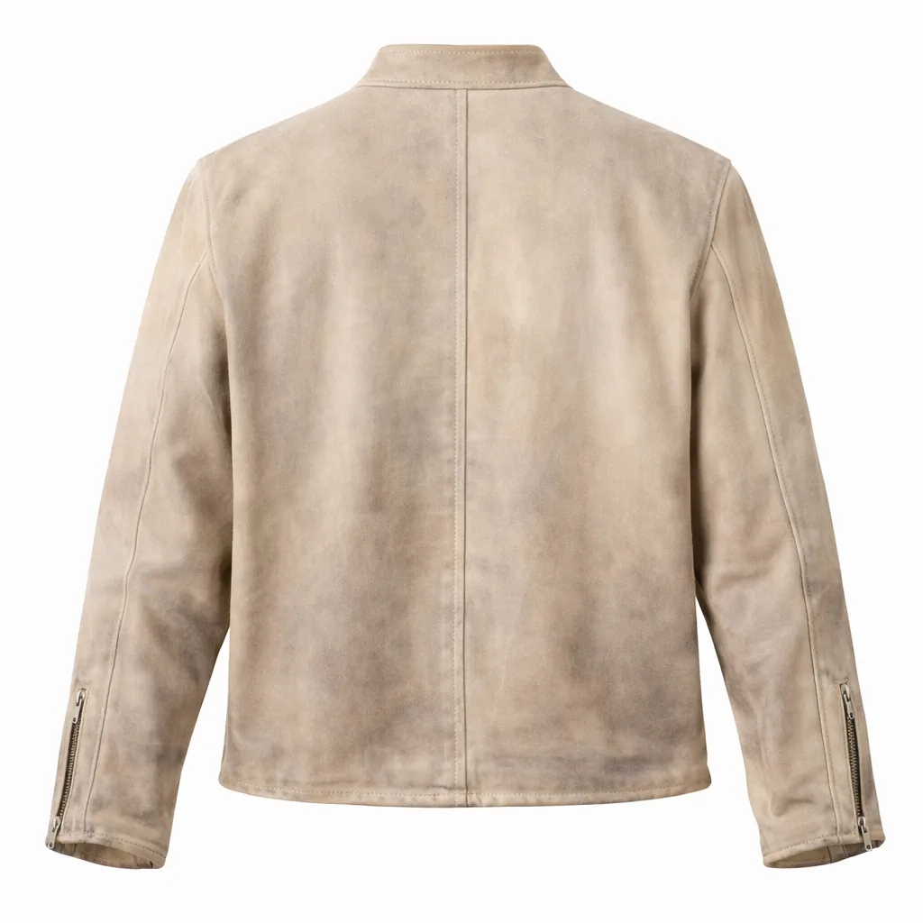 The Wrecking Crew Jonny Beige Jacket Back