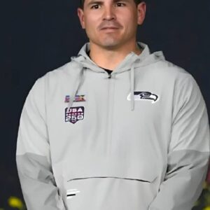 Mike-MacDonald-Super-Bowl-LX-Opening-Night-Anorak-Half-Zip-Hoodie-Jacket