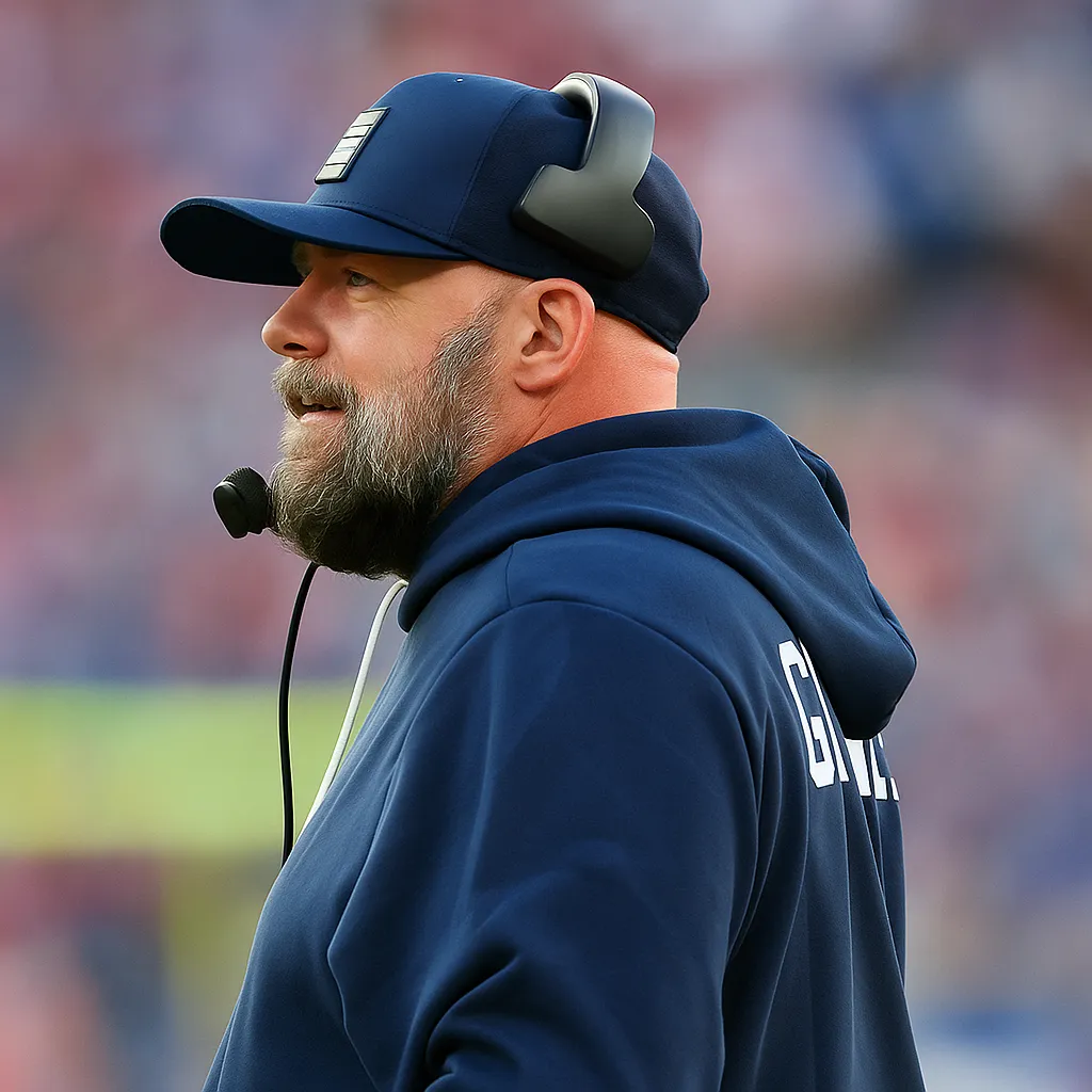 The Brian Daboll New York Giants Sideline Blue Hoodie