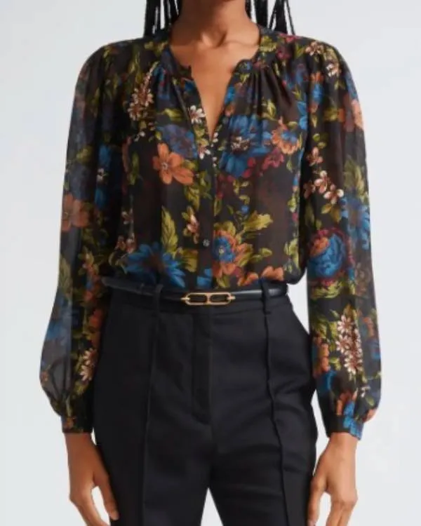 The Young and the Restless Sharon Newman Floral Blouse - Image 2