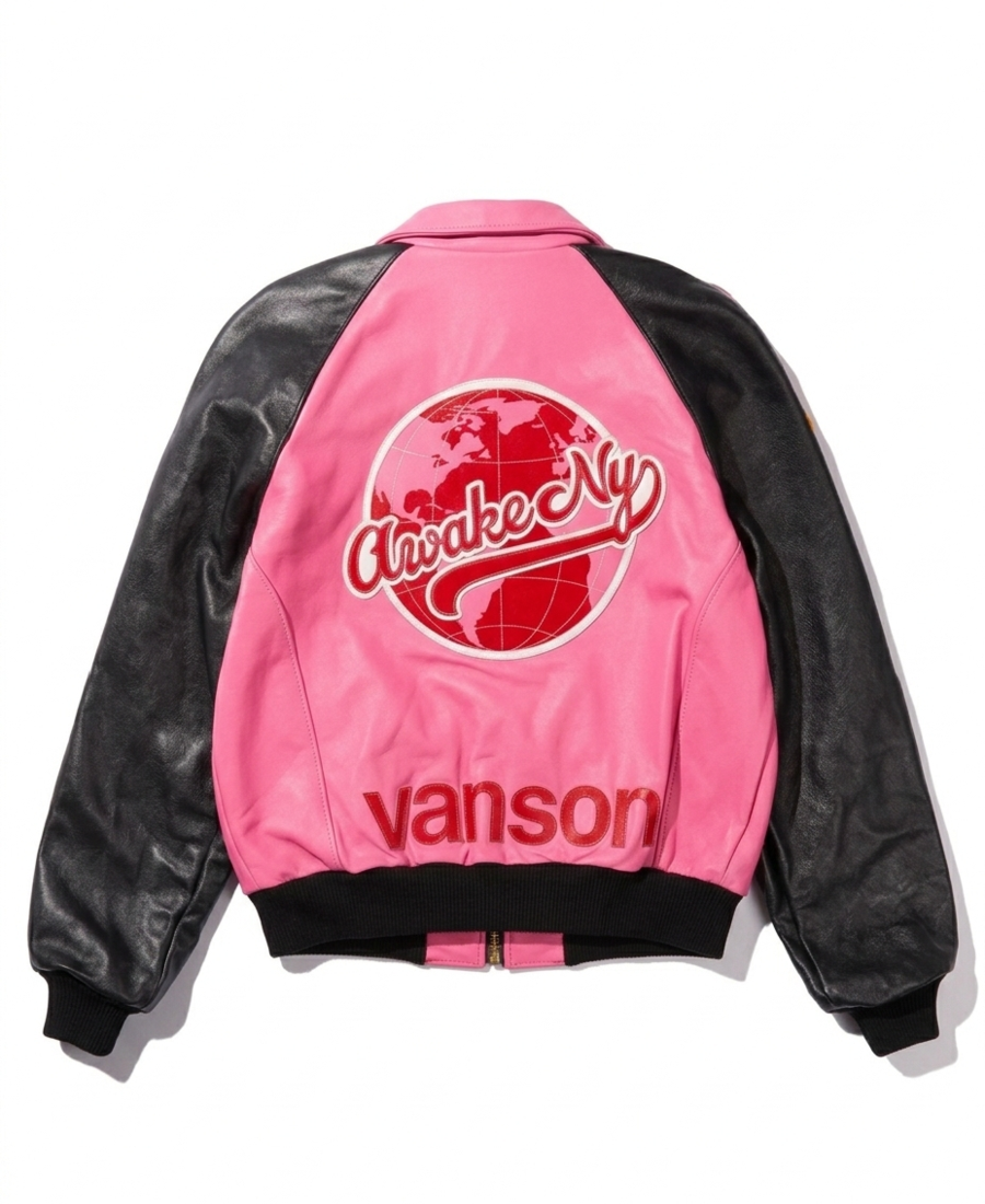 Anderson Paak AWAKE Pink Leather Jacket