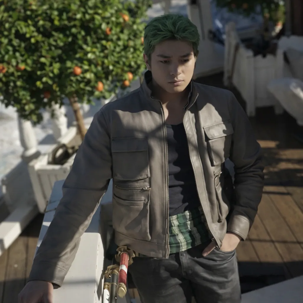One Piece Gray Jacket