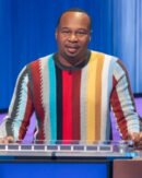 Celebrity Jeopardy S04 Roy Wood Jr Rainbow Striped Sweater