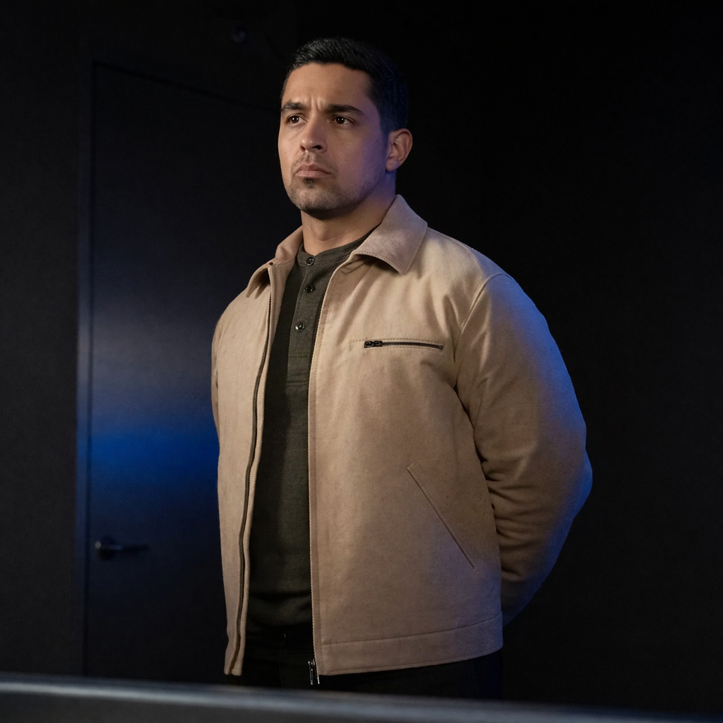NCIS S23 Nick Torres Beige Jacket