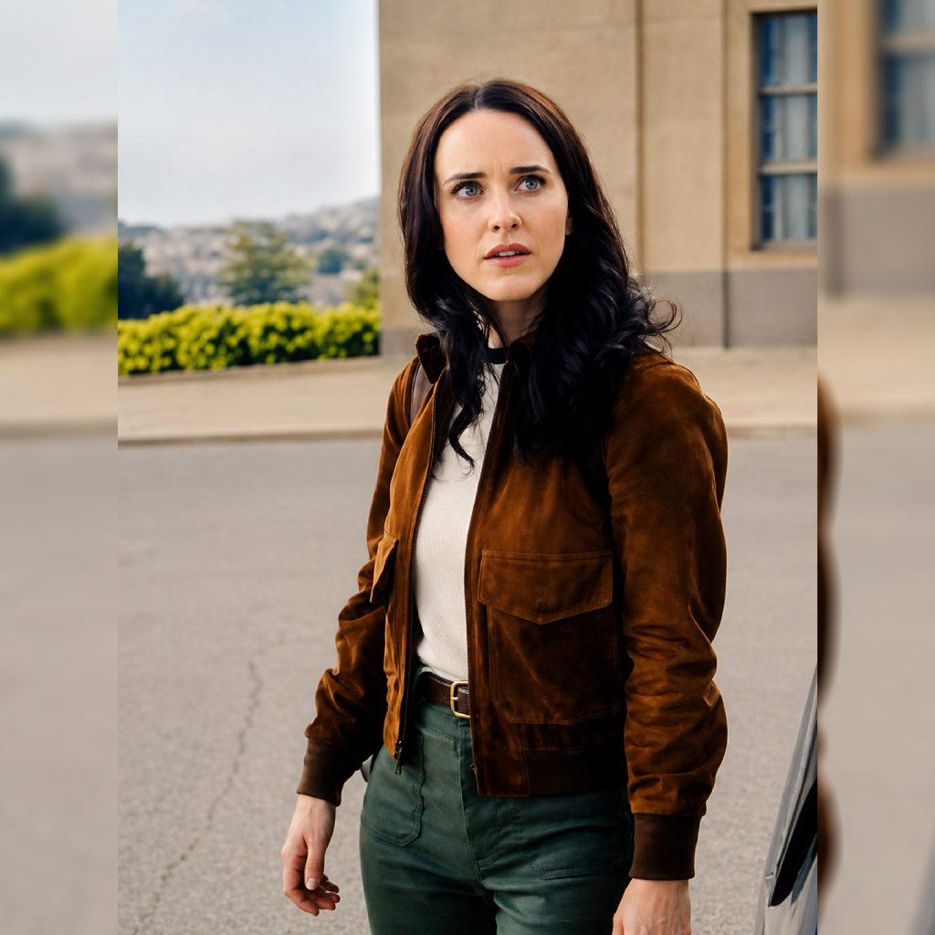 Superman Rachel Brosnahan Brown Jacket