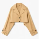 XO Kitty S3 Cropped Trench Coat