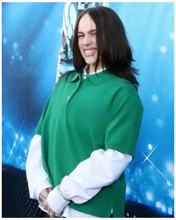 Billie Eilish LA Green Shirt - Image 2
