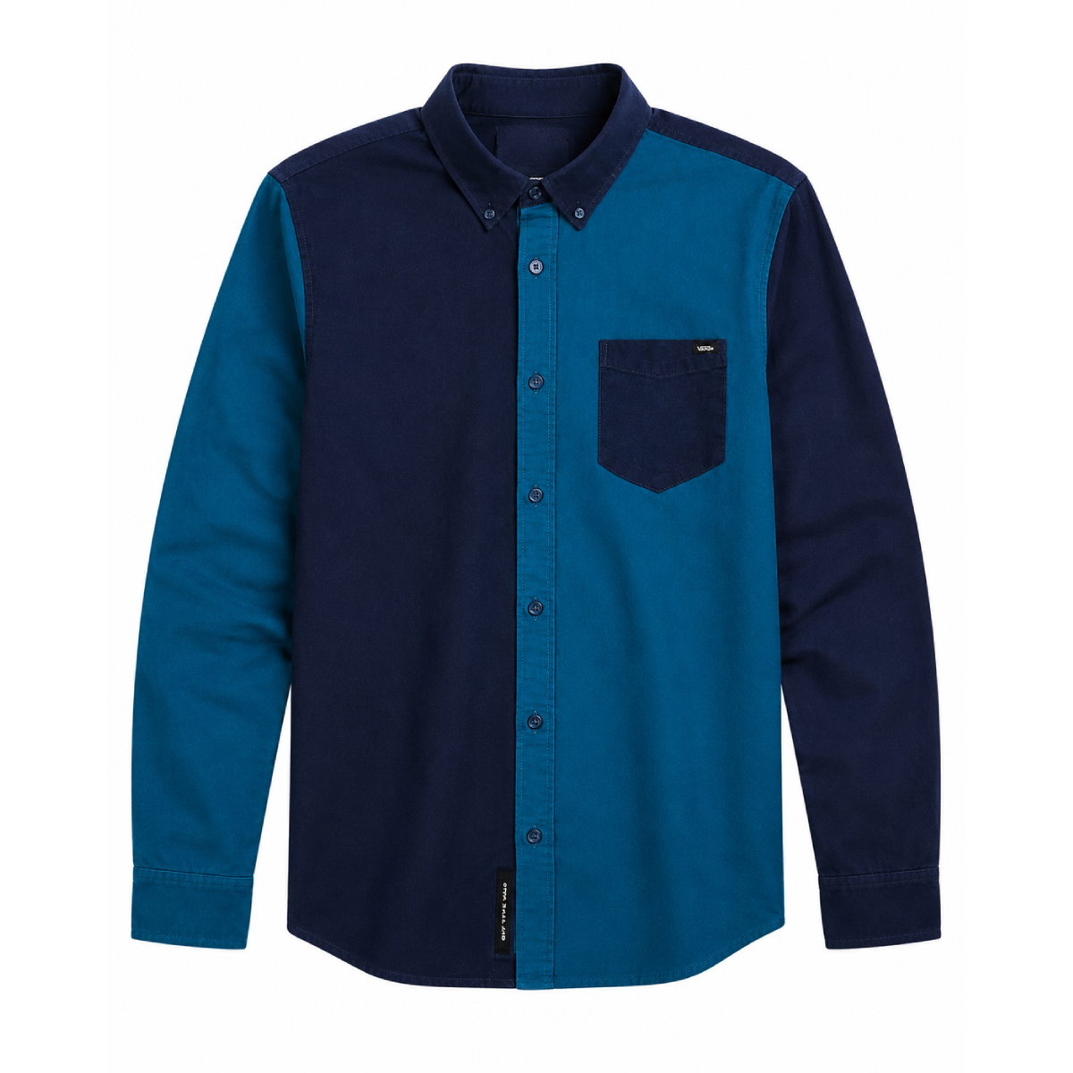 Heartstopper S02 Kit Connor Blue Color-Block Shirt